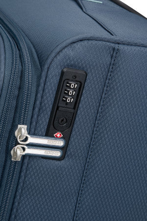 American Tourister Aerospin, großer erweiterbarer Koffer, Schwarz