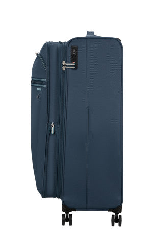 American Tourister Aerospin, großer erweiterbarer Koffer, Schwarz