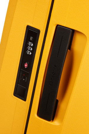 Valise cabine sans fermeture éclair Samsonite Essens 55 cm à 4 roues en graphite