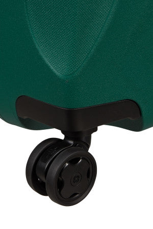 Valise cabine sans fermeture éclair Samsonite Essens 55 cm à 4 roues en graphite