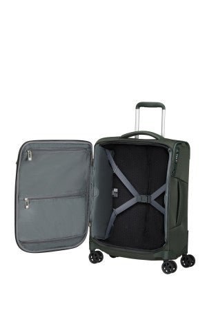 Samsonite Respark 55x40x20cm Cabin Suitcase with Laptop Sleeve- Alpine Green