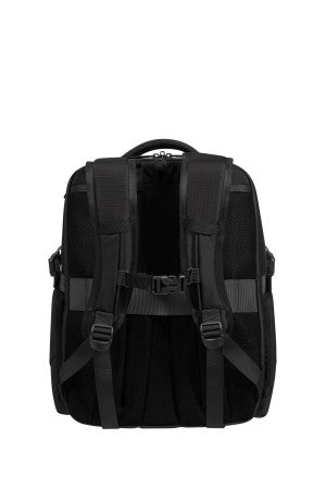 Samsonite Biz2go Underseat Backpack 40x30x20 in Black colour - Ryanair approved business laptop backpack with chest strap
