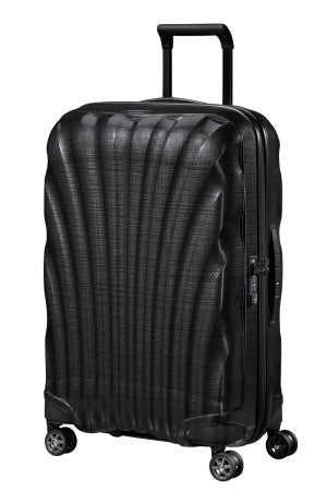Samsonite C-Lite 69cm Medium Suitcase Black -Lightweight Suitcase at Carews limerick