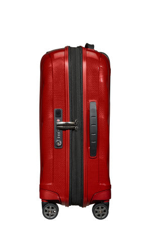 Samsonite C-lite Expandable Cabin Chili Red 55x40x20/23cm side view