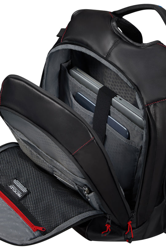 Samsonite prodiver  M laptop backpack water resistant black open