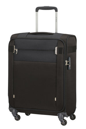 Samsonite City Beat Black 4 Wheel Cabin Suitcase Ryanair 55x40x20cm