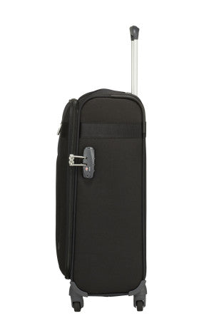 Samsonite City Beat Black 4 Wheel Cabin Suitcase Ryanair 55x40x20cm