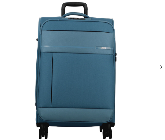 Jump Monthélys 67cm Medium Expandable Suitcase Light Blue