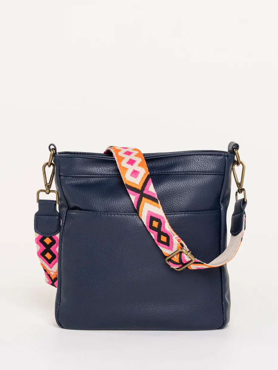 Brakeburn Sierra Navy Cross Body Handbag
