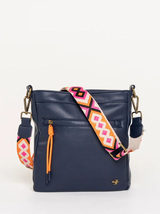 Brakeburn Sierra Navy Cross Body Handbag