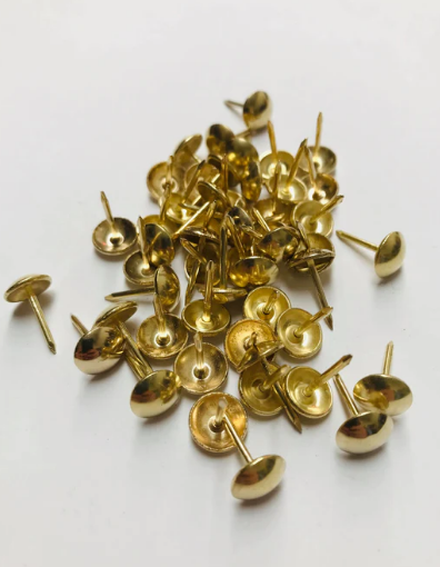 Upholstery Nail Studs 4 Colours Available Carews Upholstery, Limerick Ireland Bright Gold