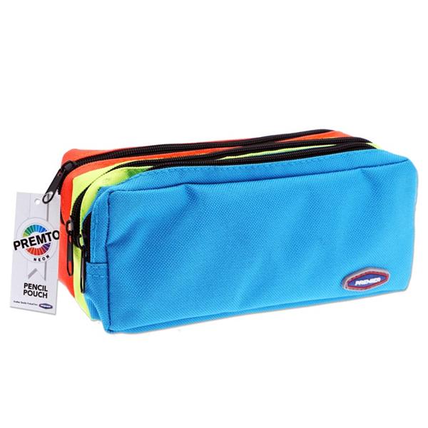 Premier Twin Zip Pencil Case