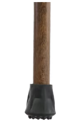 Walking stick crutch handle rubber ferrule