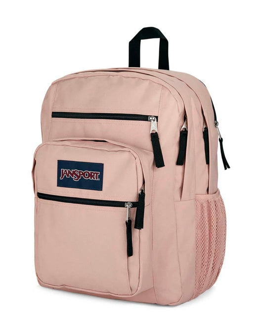 Sac d'école pour ordinateur portable Jansport Big Student Misty Rose 34L grande capacité