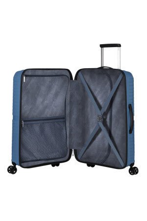 American Tourister Airconic 67cm Medium Suitcase Coronet Blue - Carews.ie
