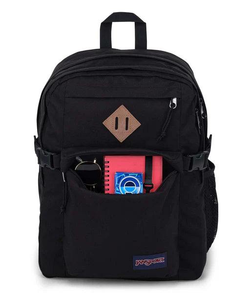 Grand sac d'école noir Jansport Main Campus