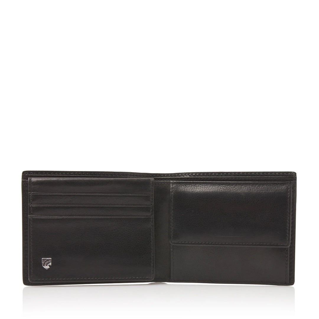 Castelijn &amp; Beerens Portefeuille en cuir RFID 8 cartes, pièces de monnaie et billets
