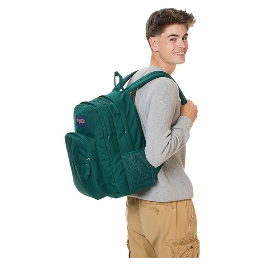 Jansport Big Day Pack Deep Juniper 34L Laptop Large Capacity School Bag