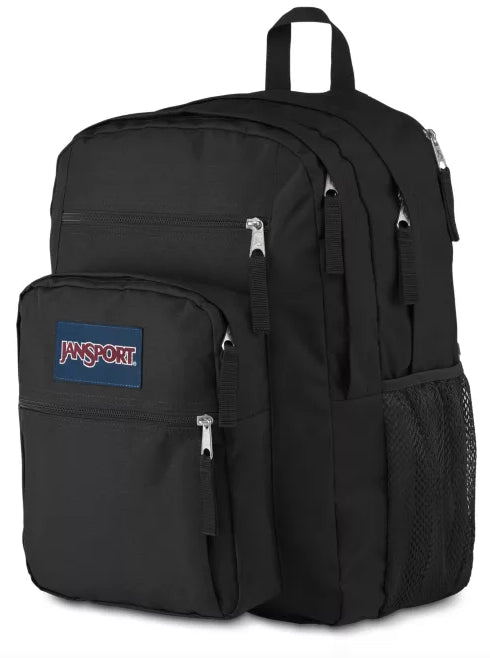 Jansport Big Student Black 34L Laptop School Bag Large Capacity