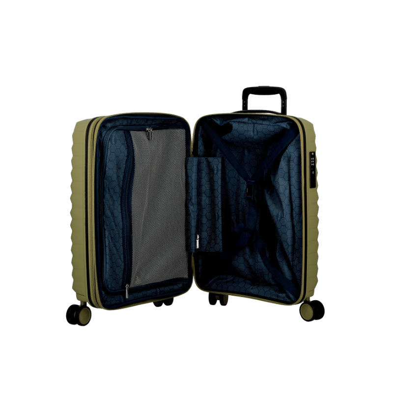 Jump Xwave Expandable Cabin Suitcase Olive Green - Carews.ie