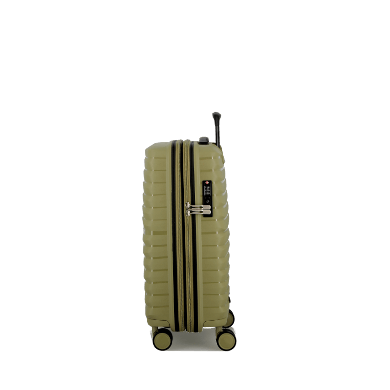 Jump Xwave Expandable Cabin Suitcase Olive Green - Carews.ie