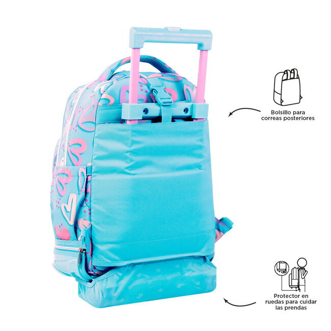 Totto Detachable Wheeled School Backpack 6JT