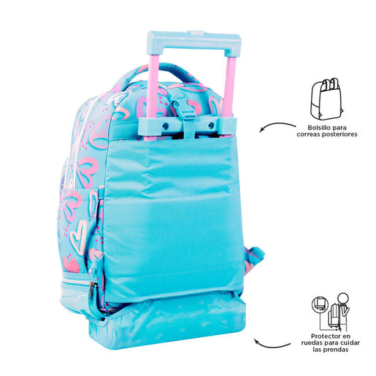 Totto Detachable Wheeled School Backpack 6JT