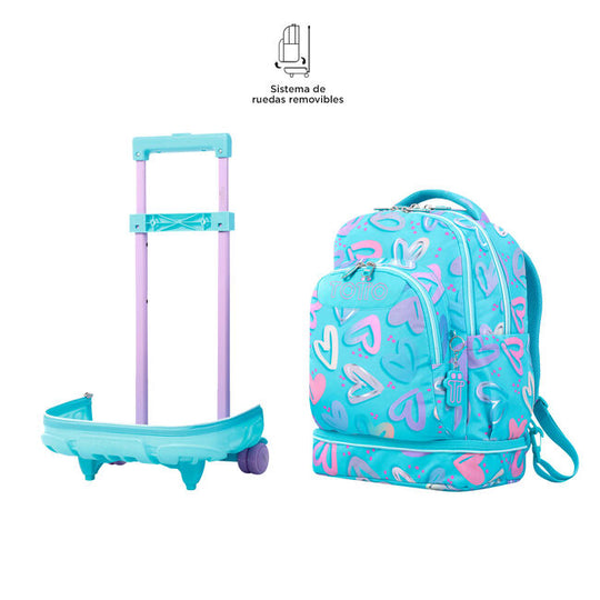 Totto Detachable Wheeled School Backpack 6JT