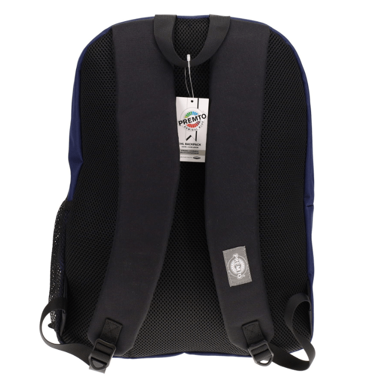Premto 34L Backpack Admiral Blue Large Capacity Secondary School Bag - Carews.ie