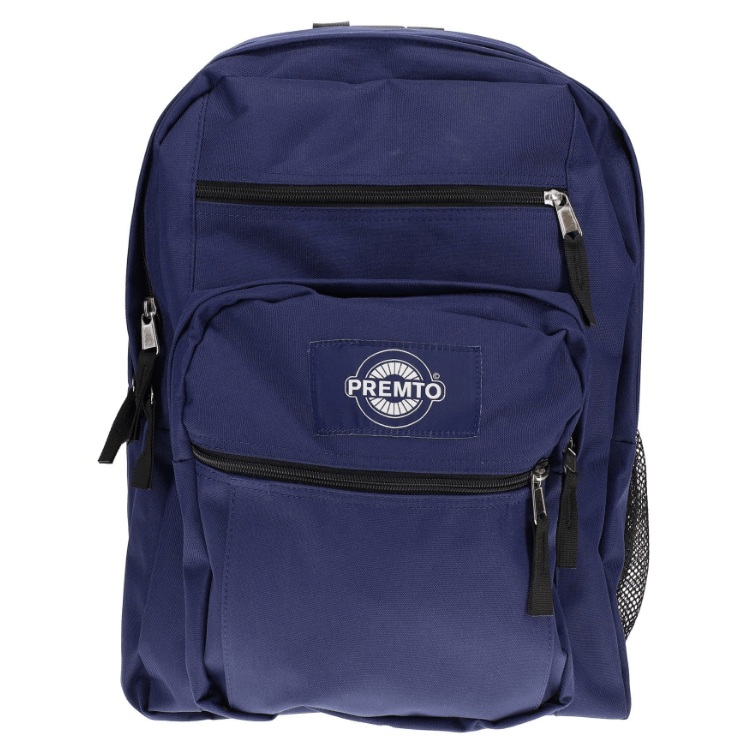 Premto 34L Backpack Admiral Blue Large Capacity Secondary School Bag - Carews.ie