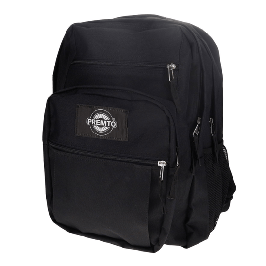 Premto 34L Backpack Black Large Capacity Secondary School Bag - Carews.ie