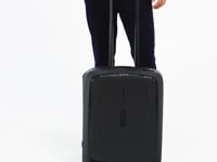 Valise cabine sans fermeture éclair Samsonite Essens 55 cm à 4 roues en graphite