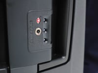 Valise rigide sans fermeture éclair à 4 roues Samsonite Essens 69 cm en graphite