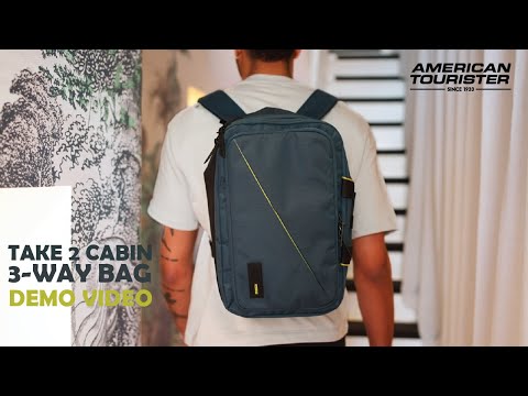 American Tourister Take2cabin 3 Way Under Seat Bag Fits Ryanair New 40x30x20cm