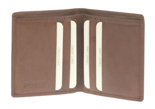 Golunski RF3 RFID Slim Pocket Leather Wallet 6 Cards, 1 Note