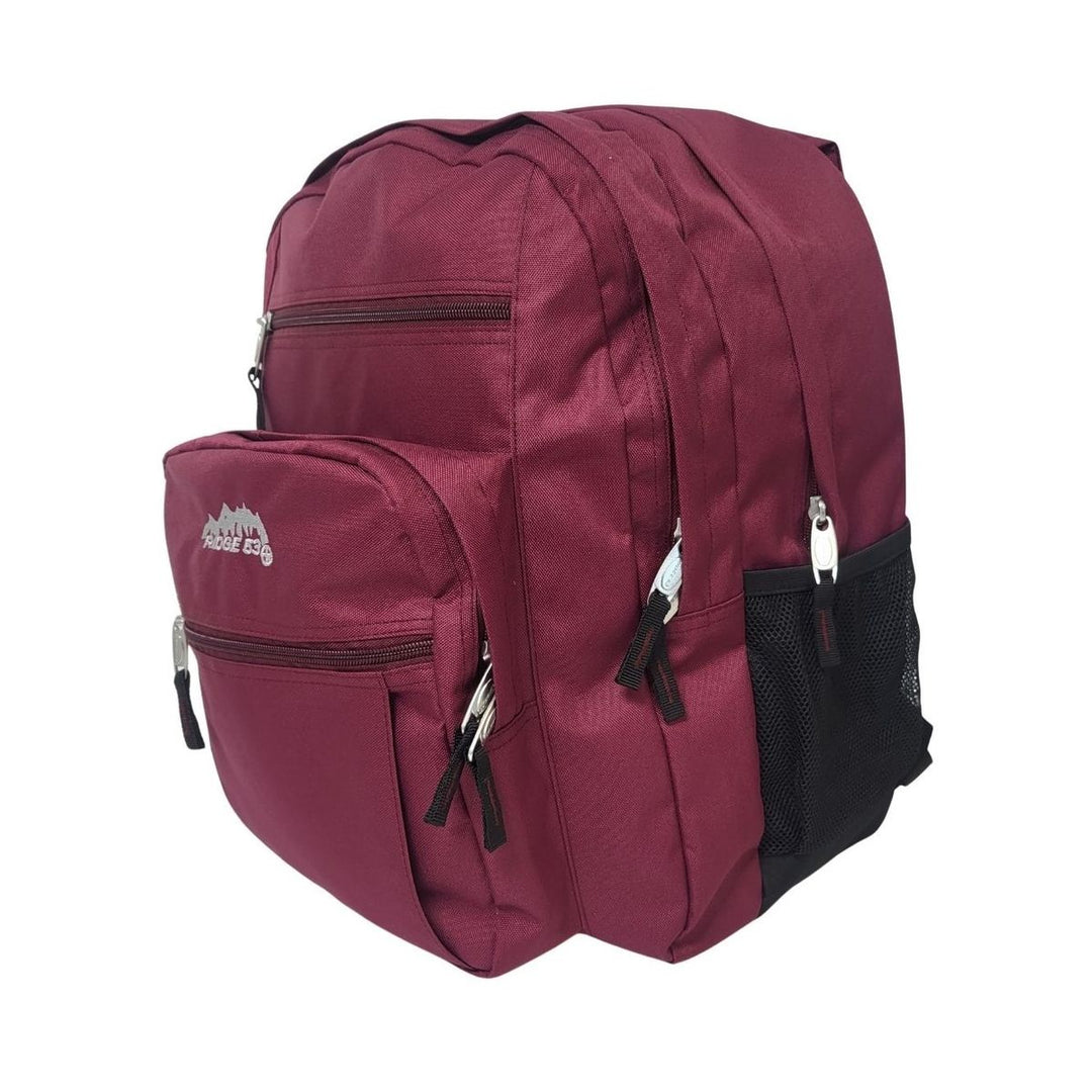 Maroon school backpack sales