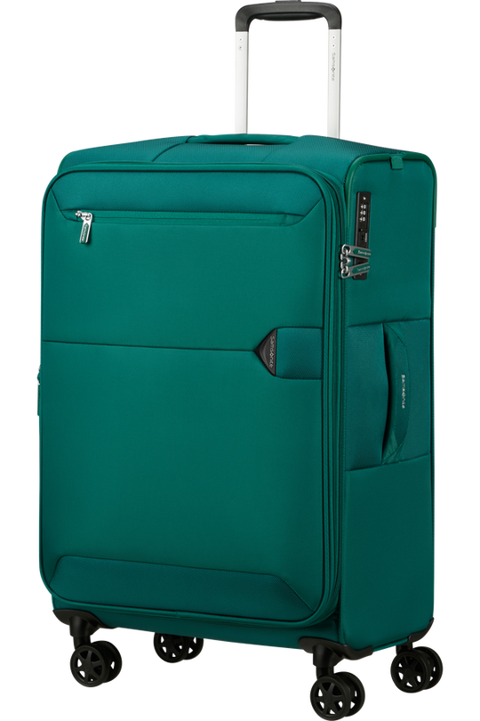 Samsonite Base Boost Medium 66 cm erweiterbarer Koffer, Marineblau