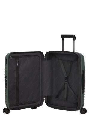 Samsonite Intuo Spinner 55cm Cabin Suitcase Expandable Olive Green - Carews.ie