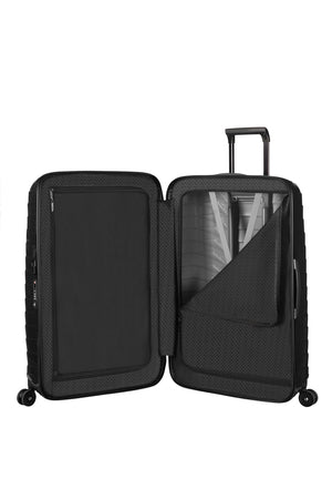 Samsonite Proxis 69cm Spinner Black Medium Lightweight Strong Suitcase
