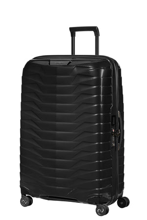 Samsonite Proxis 69cm Spinner Black Medium Lightweight Strong Suitcase