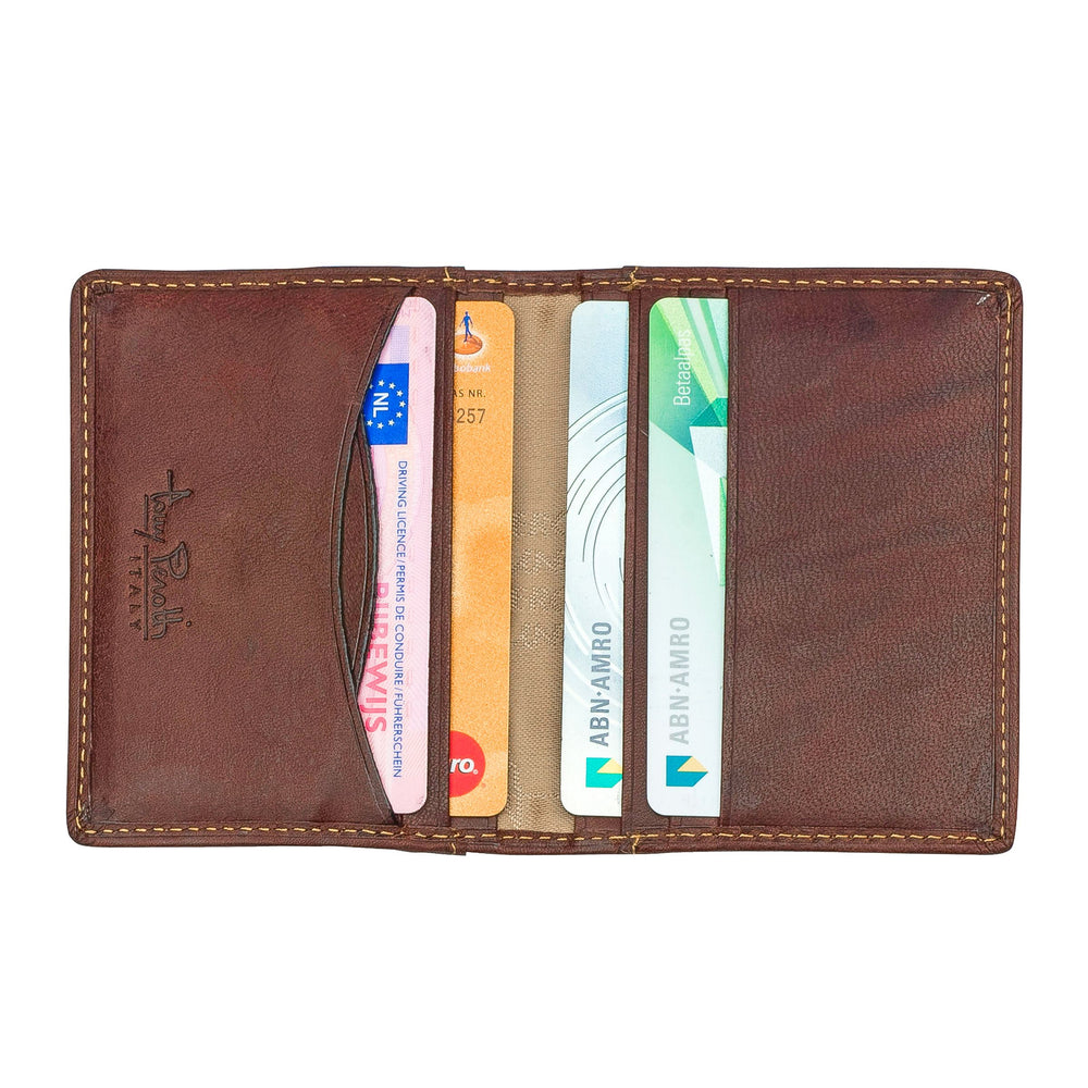 Tony Perotti Italian Leather Credit Card Wallet RFID Protected
