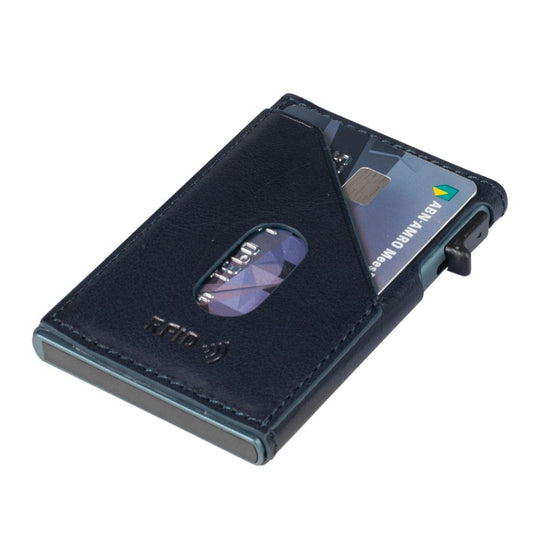 Tony Perotti Furbo Pop Up Leather Card Wallet RFID Protected