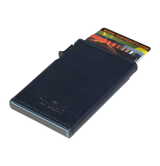 Tony Perotti Furbo Pop Up Leather Card Wallet RFID Protected