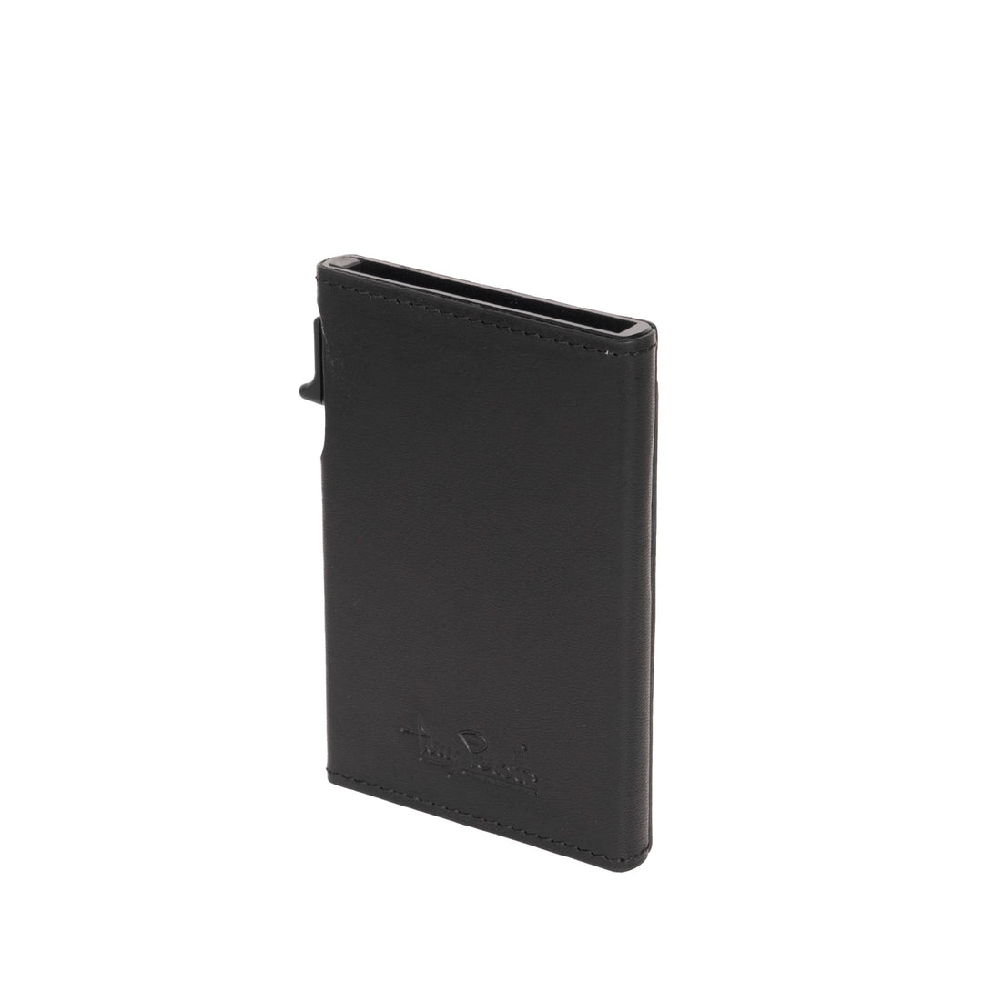 Tony Perotti Furbo Pop Up Leather Card Wallet RFID Protected