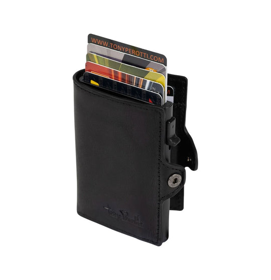 Tony Perotti Furbo Pop Up Card Wallet with Note - RFID Protected