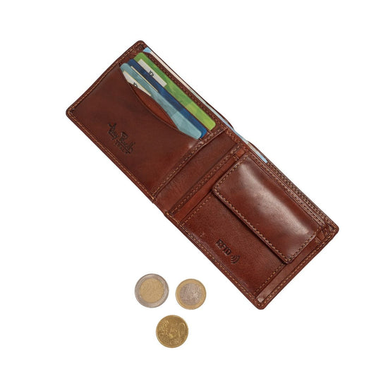 Tony Perotti Italian Leather Wallet with Coin Purse