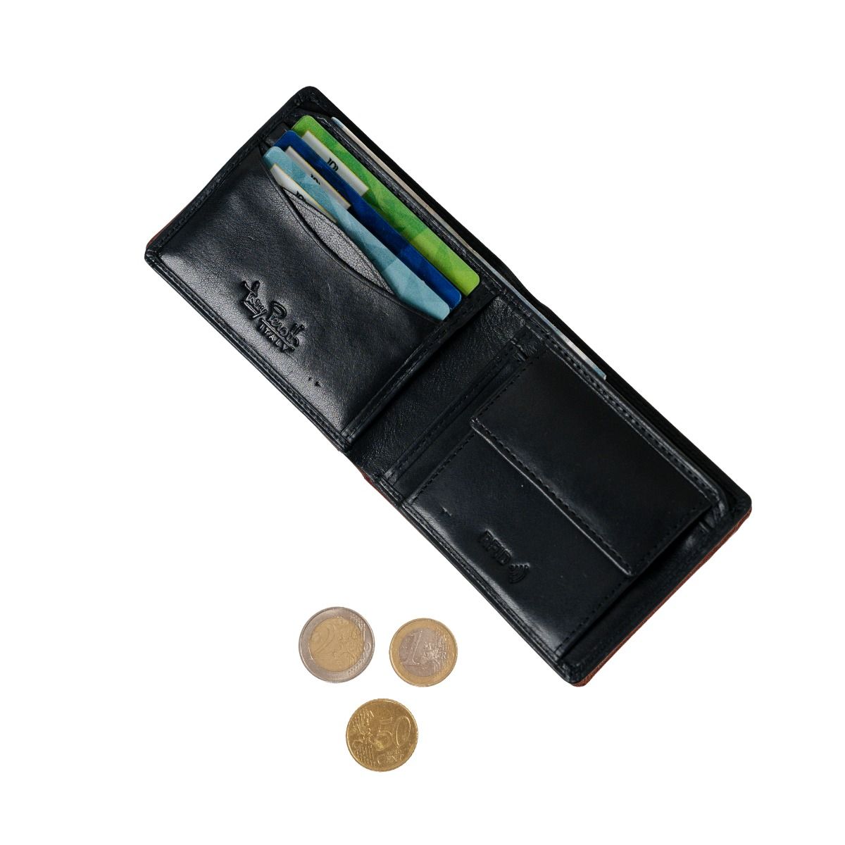Tony Perotti Italian Leather Wallet with Coin Purse