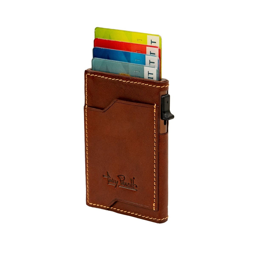 Tony Perotti Italian Leather Credit Card Pop-Up Wallet with MagSafe - RFID Protected