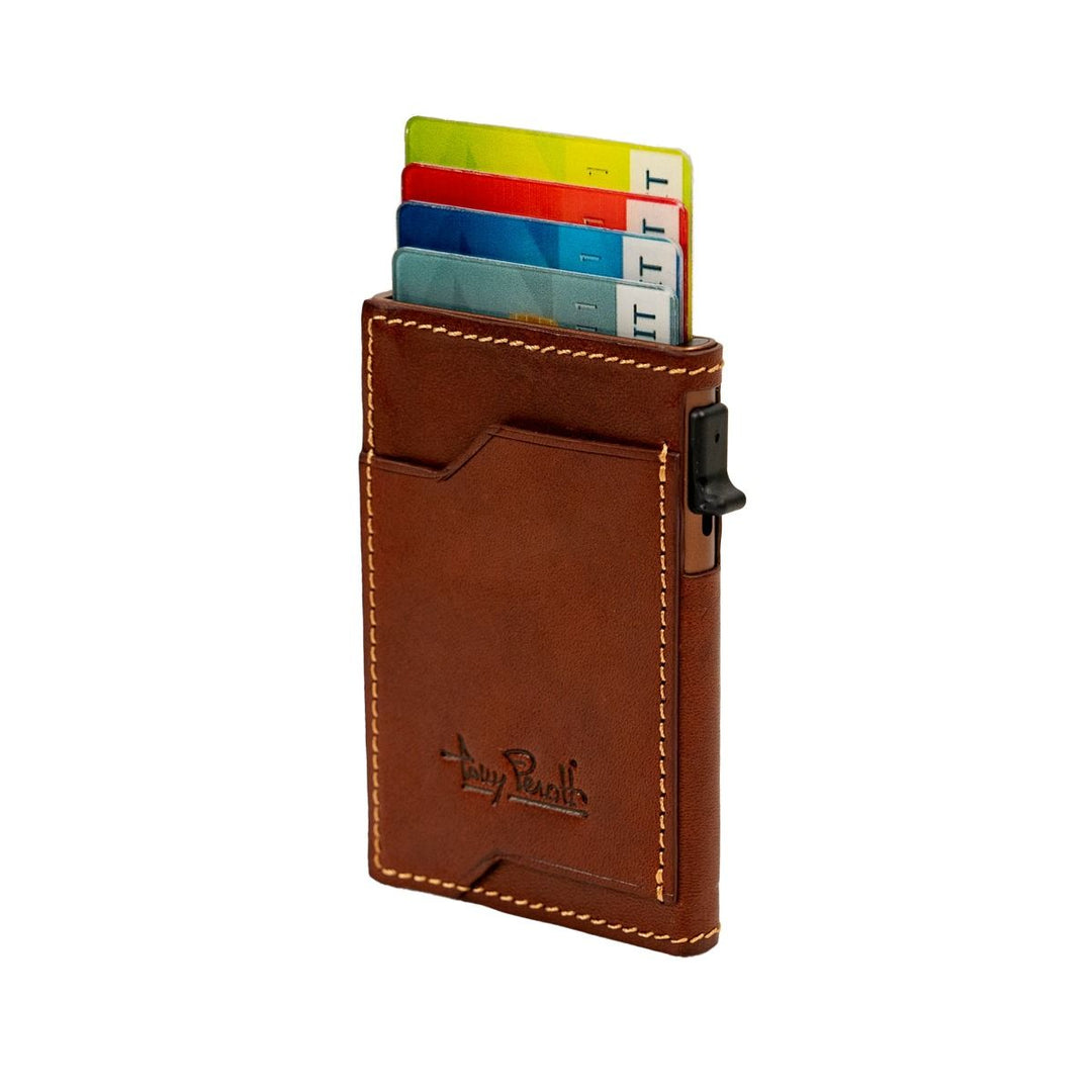 Tony Perotti Italian Leather Credit Card Pop-Up Wallet with MagSafe - RFID Protected