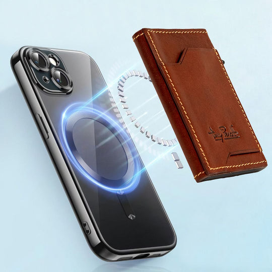 Tony Perotti Italian Leather Credit Card Pop-Up Wallet with MagSafe - RFID Protected